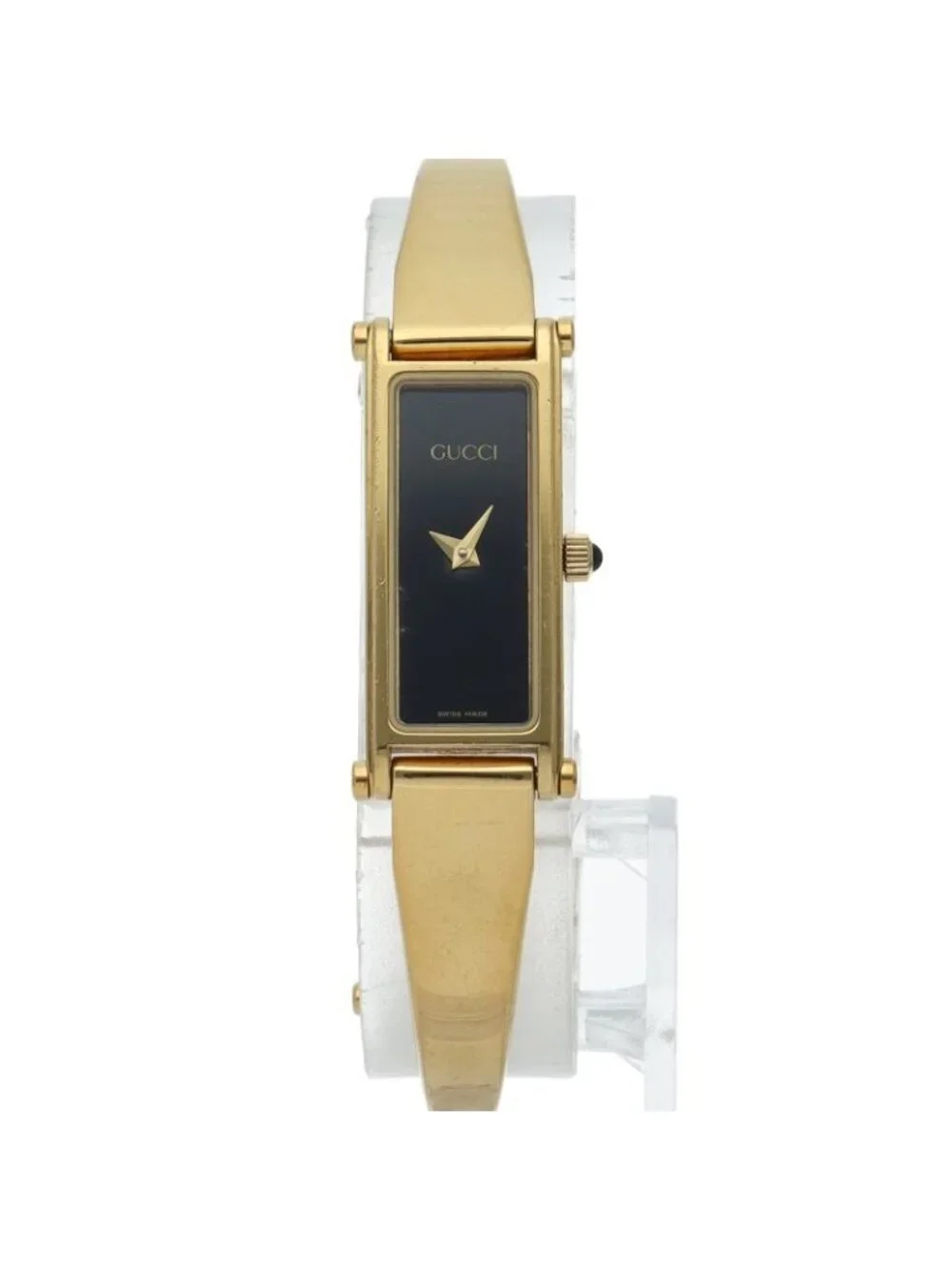 Gucci Watch Black Silver